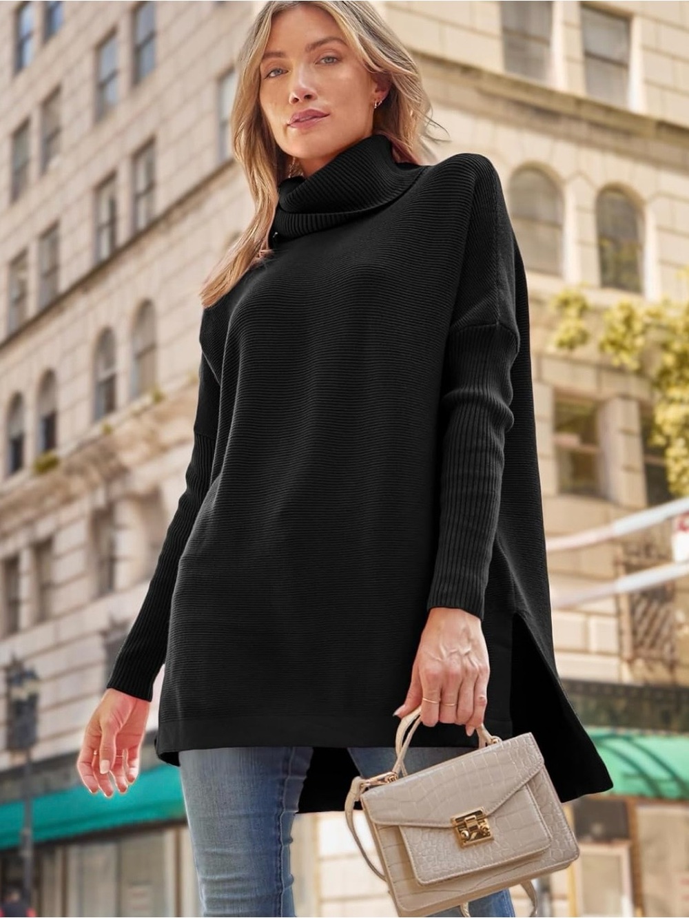 Oversized Turtleneck Sweater - Picture 5 of 11